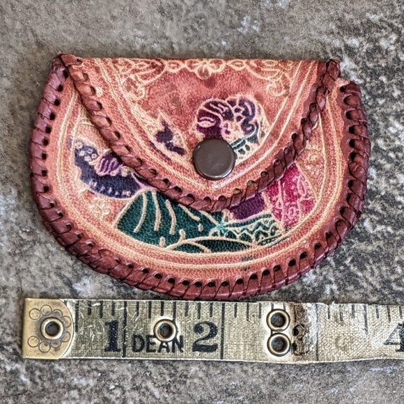 Leather Wallet Set Hand Made in India - Picture 5 of 9